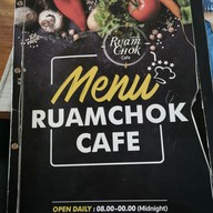 เมนู Ruamchok Cafe