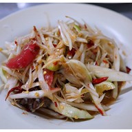 เมนูของร้าน ส้มตำลุงหนวด
