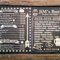 เมนู JIM's Burgers & Beers เสนานิคม