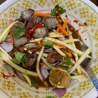 เมนูของร้าน ร้านยำเปรี้ยวปากรัชดา