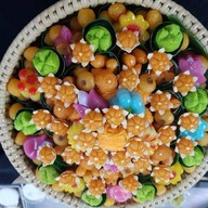 ขนมไทยโบราณ ซิ้มหน้าใหญ่ ตลาดมหาชัย