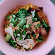 เมนูของร้าน ฟลุ๊ค บะหมี่ เกี๊ยว หน้าเซเว่นพฤกษา30