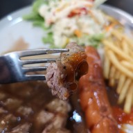เมนูของร้าน T-Rex Steak House บิ๊กซี สามแยกปักธงชัย