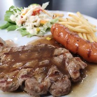 เมนูของร้าน T-Rex Steak House บิ๊กซี สามแยกปักธงชัย