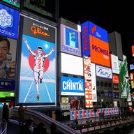 Atmosphere of Dotombori Glico Sign