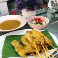 เมนูของร้าน หมูสะเต๊ะป้าสม ประตูผี