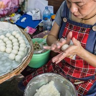 บรรยากาศ ป้าแมวชวนชิมกล้วยแขก