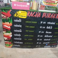 เมนู Racha Burger