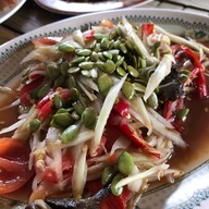 เมนูของร้าน ส้มตำสะพานสูง