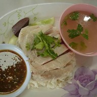 เมนูของร้าน ข้าวมันไก่ตั้งตัว ตลาดนานาเจริญ ลำลูกกา