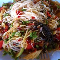 เมนูของร้าน ส้มตำเจ๊ไก่อุดร วังน้อย