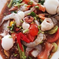 เมนูของร้าน ส้มตำเจ๊ไก่อุดร วังน้อย