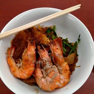 กุ้งอบวุ้นเส้น-โก๋นาย ตลาดฟินแพรกษา