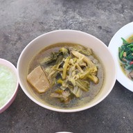 เมนูของร้าน ข้าวต้ม 2 บาท บางปลาหมอ ย้ายมาใกล้กับสวนน้ำ