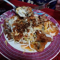 เมนูของร้าน หอยทอด หน้าร้านเซ่งหมง