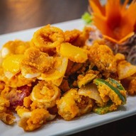เมนูของร้าน ฟาร์มกุ้งทองซีฟู้ด -