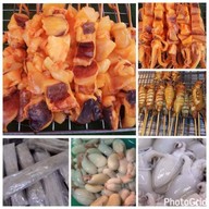 ไข่นุ้ยปลาหมึกย่าง ตลาดมีนบุรี
