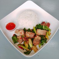 เมนูของร้าน ฎ คุณสั่งเราส่ง อาหารตามสั่ง /ข้าวขาหมู /ข้าวหมูแดง หมูกรอบ _
