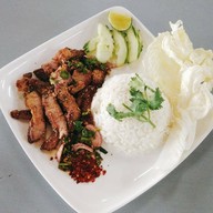 เมนูของร้าน ฎ คุณสั่งเราส่ง อาหารตามสั่ง /ข้าวขาหมู /ข้าวหมูแดง หมูกรอบ _