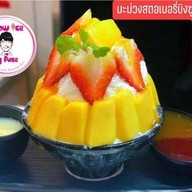 Snow ice by Fuse ร้านบิงซูและเกล็ดหิมะ(ของอร่อยย่าน แบริ่ง บางนา ลาซาล) สโนว์ไอซ์บายฟิวส์