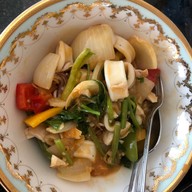 เมนูของร้าน ลาบเป็ด ป.4 ซอยโรงปูน พระราม 9