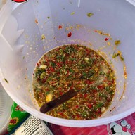 บรรยากาศ เจ้การหมึกย่างเป่าปาก  By.สวยขายหมึก สมุทรปราการ