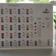 เมนู Moma's Bubble Tea Bar หาดใหญ่ ถ.ปุณณกัณฑ์