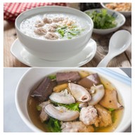 ต้มเลือดหมูหม้อแขกป้าเวียน(ข้าวมันไก่)