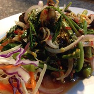 เมนูของร้าน ป.ปลาเผา บางแสน