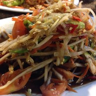 เมนูของร้าน ป.ปลาเผา บางแสน