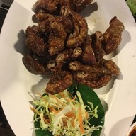 เมนูของร้าน ป.ปลาเผา บางแสน