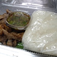 เมนูของร้าน หมูย่างน้ำผึ้งเฮียนพ