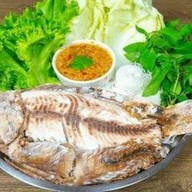 ครัว ครูนงค์ หมูทอดแจ่วปลาร้า (ส้มตำ) บางหัวเสือ