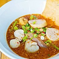 เมนูของร้าน ก๋วยเตี๋ยวต้มยำ กะ น้ำใส  พาหุรัด