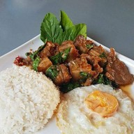 ฎ คุณสั่งเราส่ง อาหารตามสั่ง /ข้าวขาหมู /ข้าวหมูแดง หมูกรอบ _