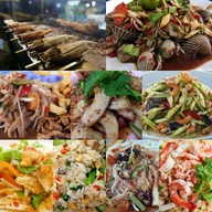ชบาเมี่ยงปลาเผา หน้าศาลชลบุรี จิ้มจุ่ม,หมูกระทะ ตามสั่ง ส้มตำ ยำ