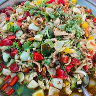 เมนูของร้าน ข้าวแกงแฟลตตำรวจ (มหาชัย)