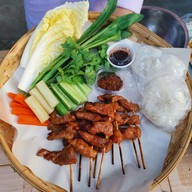 เมนูของร้าน หมูปลาร้าเจ๊เล็กท่าทราย