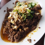 เมนูของร้าน ร้านหน้าบ้าน อาหารพื้นเมือง