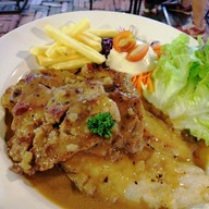 เมนูของร้าน สเต๊กขึ้นเขียง