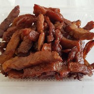 เนื้อวัวสด สไลด์ เนื้อไก่ ร้านฮาซันบัยตุ้ลมาล ตลาดบางกะปิ ฮาลาล