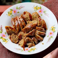 เมนูของร้าน ไส้อั่วปิ้ง ป้าพัน ร้านไส้อั่วป้าพัน ถ.สิทธิวงค์