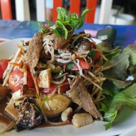 เมนูของร้าน ร้านส้มตำป้าแอ๋ว