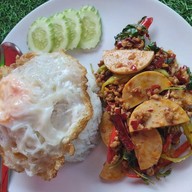 เมนูของร้าน บ้านกะเพรา ม.รังสิต