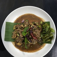 เมนูของร้าน ปณ.อีสานแซ่บ ส้มตำ อาหารอีสาน ตามสั่ง อาหารป่า ก๋วยเตี๋ยว