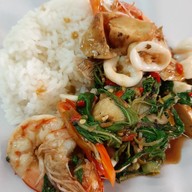 เมนูของร้าน เจ๊หนูข้าวคลุกกะปิชาววัง