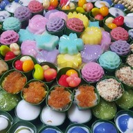 ขนมไทยโบราณ ซิ้มหน้าใหญ่ ตลาดมหาชัย