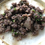 เมนูของร้าน Nitch น้ำปลาหวานเครื่องแน่นๆ เนื้อกุ้งเน้นๆ