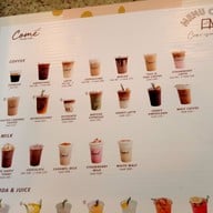 เมนู Come Escape Cafe Come escape cafe
