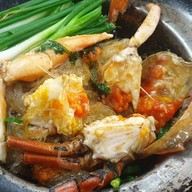 เมนูของร้าน สมศักดิ์ปูอบ Y บีทีเอสกรุงธนบุรี